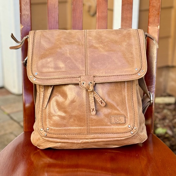 The Sak Ventura Convertible Brown Distressed Leather Bag main image 10
